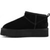 HC.F24.YWPLA01-BLA-5 Colors Of California Stivale Platform Pelle Scamosciata