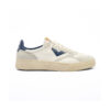 hyper-u104 4B12 Scarpe In Pelle Bianca Suede Grey E Inserti Blu