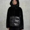 Blauer Fanevil Giubbetto Nylon Con Pelliccia Eco