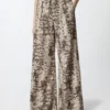 106963A3B1CZ900101_2 Pinko Gussola Pantalone Ampio Con Stampa Snake