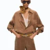 Pinko Careser Camicia In Twill Mano Pesca