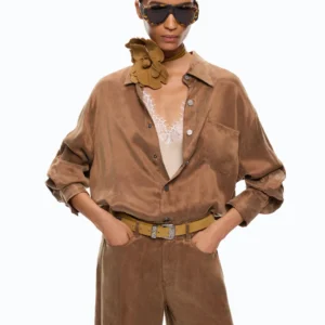 Pinko Careser Camicia In Twill Mano Pesca