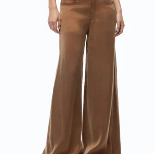 107170A3F8M1002501_2 Pinko Porta Pantaloni Palazzo In Twill Mano Pesca