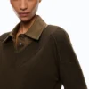 107874A3P4X1800101_3 Pinko Ringhio Maglia Cropped In Lana Con Manica A Palloncino
