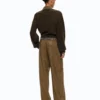 107874A3P4X1800101_4 Pinko Ringhio Maglia Cropped In Lana Con Manica A Palloncino