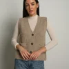 Civico77940 Vicolo Gilet In Misto Lana